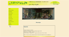 Desktop Screenshot of kristalijn.be